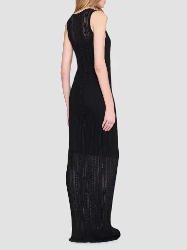 Anine Bing Women's Arie Knit Maxi Dress - Black - Size XS | Thumbnail 3