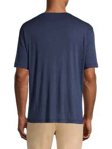 Peter Millar Men's Seaside Summer T-Shirt - Atlantic Blue | Thumbnail 5