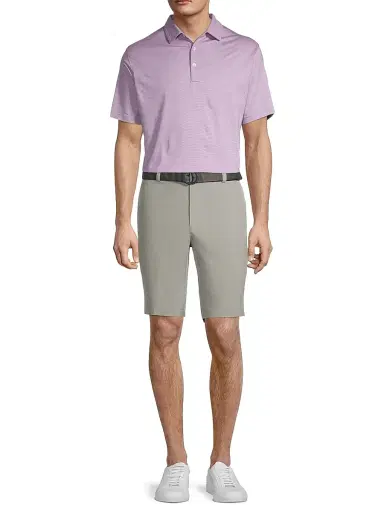 Peter Millar Men's Shackleford Performance Hybrid Shorts - British Grey | Thumbnail 2