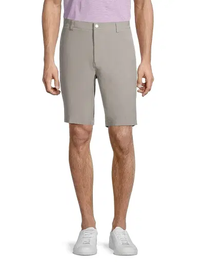 Peter Millar Men's Shackleford Performance Hybrid Shorts - British Grey | Thumbnail 3