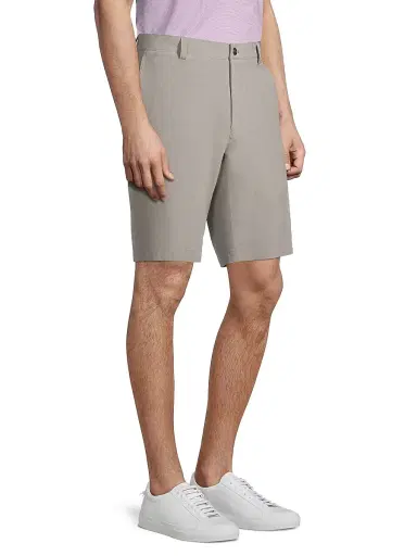 Peter Millar Men's Shackleford Performance Hybrid Shorts - British Grey | Thumbnail 4
