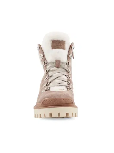 Aquatalia Women's Coralie 40MM Suede & Shearling Booties | Thumbnail 6