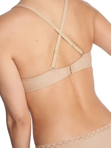 Natori Women's Verge Plunge Convertible Bra - Cafe - Size 30DDD | Thumbnail 6