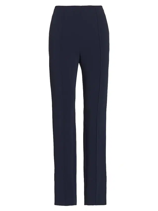 Cinq à Sept Women's Brianne Pintuck Crepe Pants - Navy