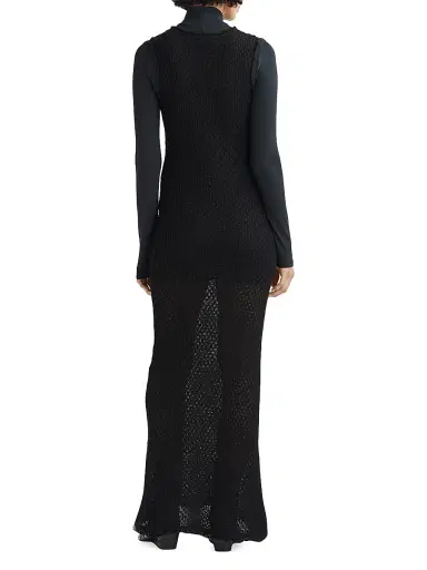 rag & bone Women's Carine Knit Maxi Dress - Black | Thumbnail 5 rag & bone Women's Carine Knit Maxi Dress - Black | Thumbnail 5