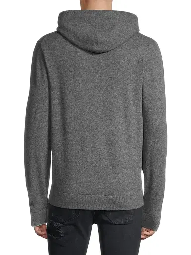 Greyson Men's Koko Wool & Cashmere Hoodie - Dark Grey | Thumbnail 5 Greyson Men's Koko Wool & Cashmere Hoodie - Dark Grey | Thumbnail 5
