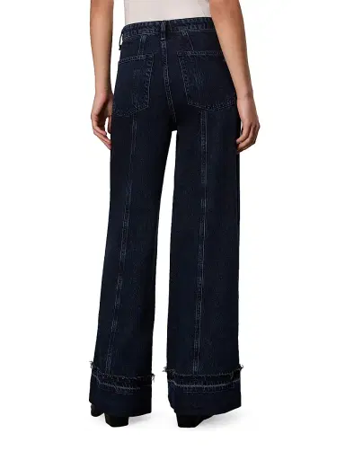 rag & bone Women's Marina Denim Mid-Rise Wide-Leg Jeans - Elenna | Thumbnail 5 rag & bone Women's Marina Denim Mid-Rise Wide-Leg Jeans - Elenna | Thumbnail 5