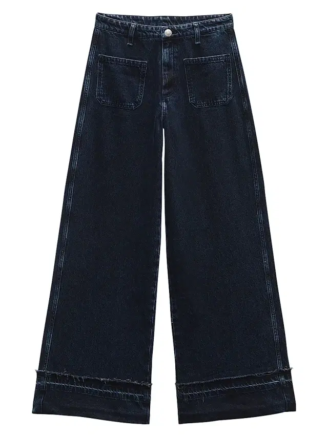 rag & bone Women's Marina Denim Mid-Rise Wide-Leg Jeans - Elenna