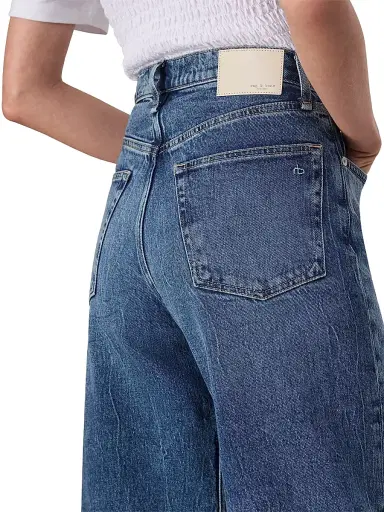 rag & bone Women's Andi Denim Crop Wide-Leg Jeans - Walton | Thumbnail 5 rag & bone Women's Andi Denim Crop Wide-Leg Jeans - Walton | Thumbnail 5