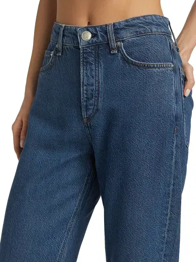 rag & bone Women's Logan Mid-Rise Featherweight Wide-Leg Jeans - Lily | Thumbnail 6 rag & bone Women's Logan Mid-Rise Featherweight Wide-Leg Jeans - Lily | Thumbnail 6