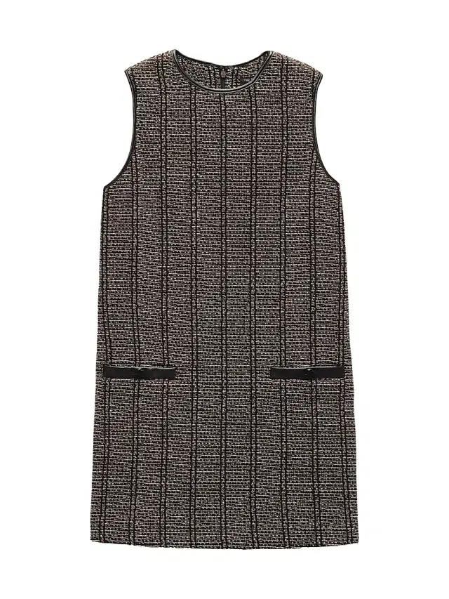 rag & bone Women's Frances Cotton Tweed Shift Minidress - Black Multi