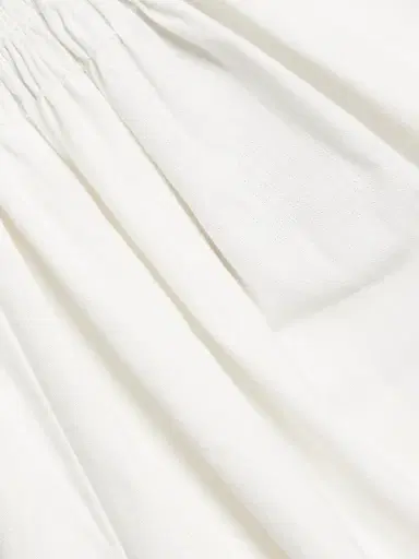RE/DONE Women's Split-Neck Blouson Crop Top | Thumbnail 7
