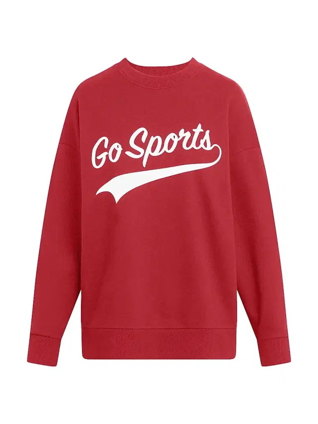 Favorite Daughter Women's Go Sports Crewneck Sweatshirt - Red