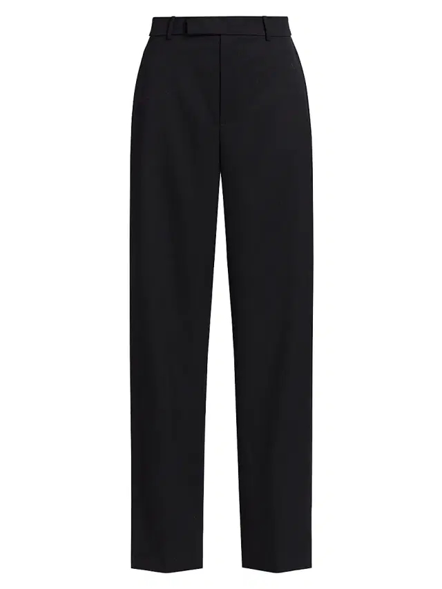 FRAME Women's Wool-Blend Pajama Trousers - Navy