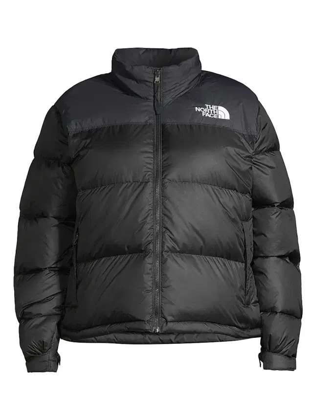 The North Face Women's Plus Size 1996 Retro Nuptse Jacket - Recycled Black