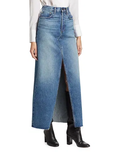 Favorite Daughter Women's Sadie Denim Maxi Skirt - Camden - Size 34 | Thumbnail 4 Favorite Daughter Women's Sadie Denim Maxi Skirt - Camden - Size 34 | Thumbnail 4
