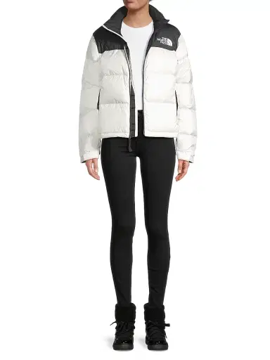 The North Face Women's Retro Nuptse Colorblocked Down Jacket | Thumbnail 2