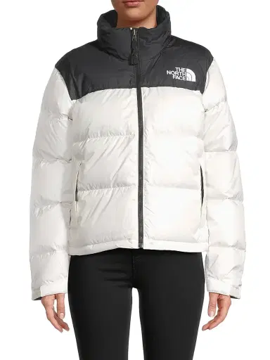 The North Face Women's Retro Nuptse Colorblocked Down Jacket | Thumbnail 3