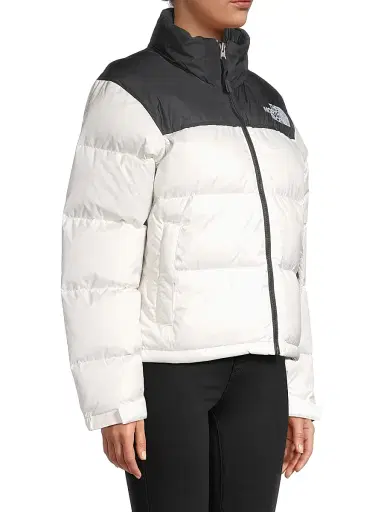 The North Face Women's Retro Nuptse Colorblocked Down Jacket | Thumbnail 4