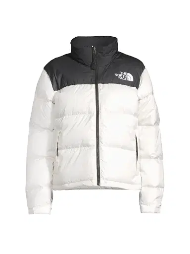 The North Face Women's Retro Nuptse Colorblocked Down Jacket | Thumbnail 1
