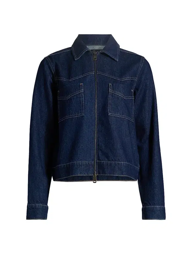 Rails Women's Trabuco Denim Zip-Front Jacket - Deep Indigo