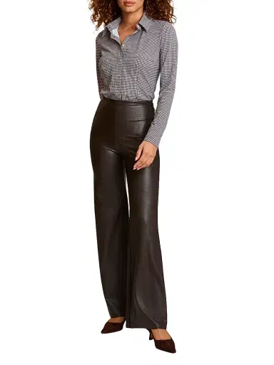 Commando Women's Faux-Leather Wide-Leg Pants | Thumbnail 2