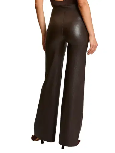 Commando Women's Faux-Leather Wide-Leg Pants | Thumbnail 4