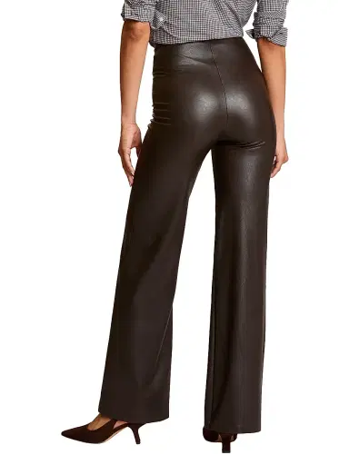 Commando Women's Faux-Leather Wide-Leg Pants | Thumbnail 5