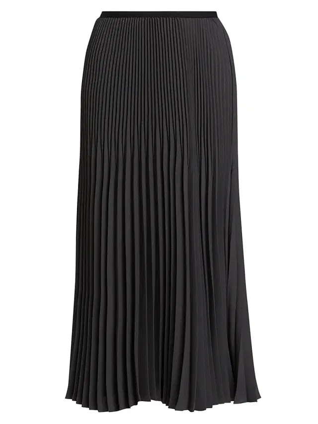 Jenni Kayne Women's Matte Pleated Midi Skirt - Slate