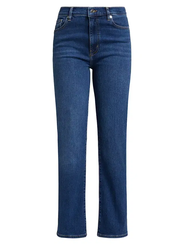FRAME Women's Le Sleek High-Rise Straight Jeans - Femma