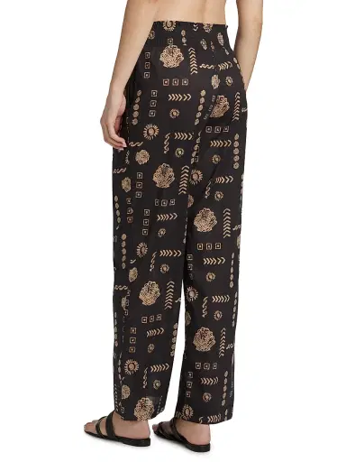 Rails Women's Brendon Abstract Cotton Straight Pants - Beach Shells | Thumbnail 5 Rails Women's Brendon Abstract Cotton Straight Pants - Beach Shells | Thumbnail 5