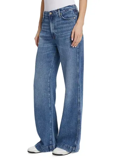 7 For All Mankind Women's Modern Dojo Tailorless Jeans - Daylily | Thumbnail 4