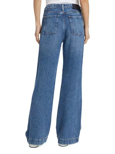 7 For All Mankind Women's Modern Dojo Tailorless Jeans - Daylily | Thumbnail 5