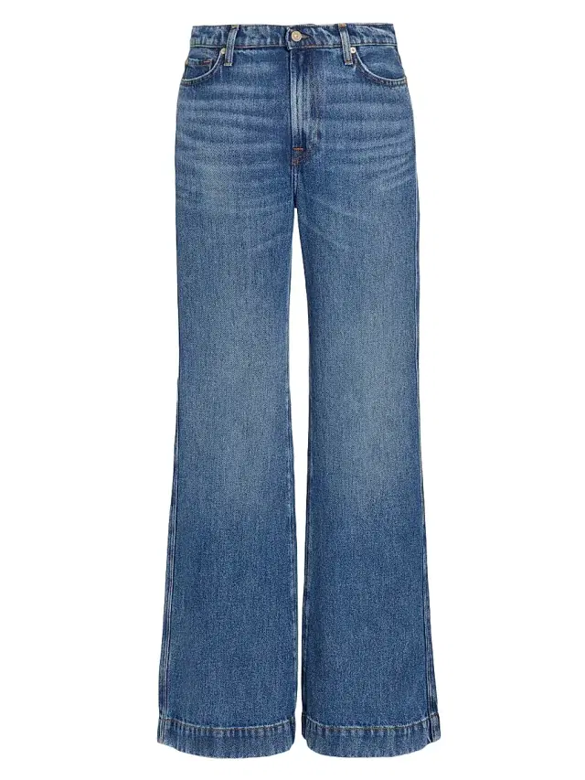 7 For All Mankind Women's Modern Dojo Tailorless Jeans - Daylily