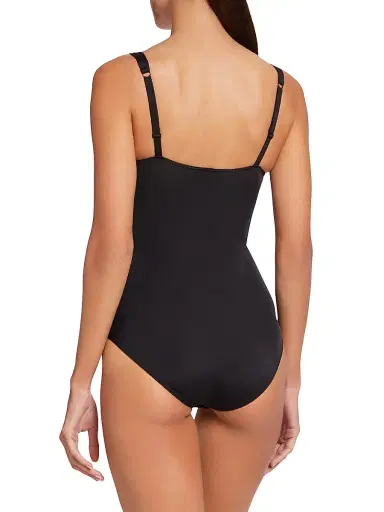 Wolford Women's Formfitting Sleeveless V-Neck Bodysuit - Black - Size Large | Thumbnail 3 Wolford Women's Formfitting Sleeveless V-Neck Bodysuit - Black - Size Large | Thumbnail 3