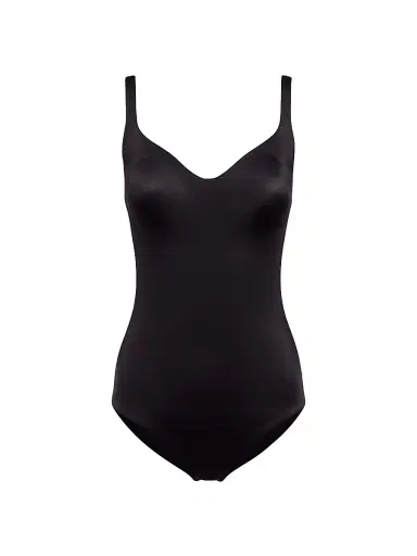 Wolford Women's Formfitting Sleeveless V-Neck Bodysuit - Black - Size Large | Thumbnail 1 Wolford Women's Formfitting Sleeveless V-Neck Bodysuit - Black - Size Large | Thumbnail 1
