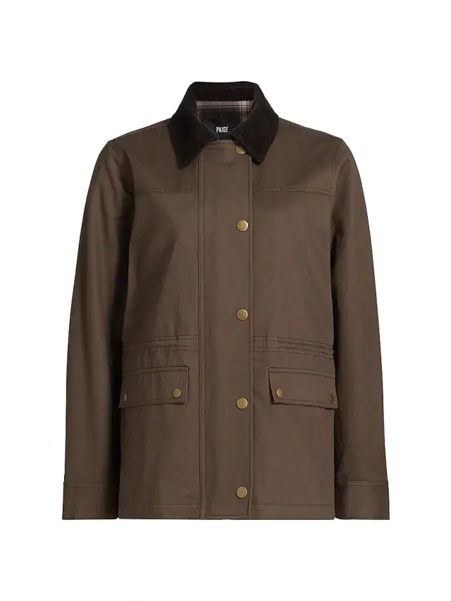 PAIGE Women's Horizon Cotton Jacket - Brown