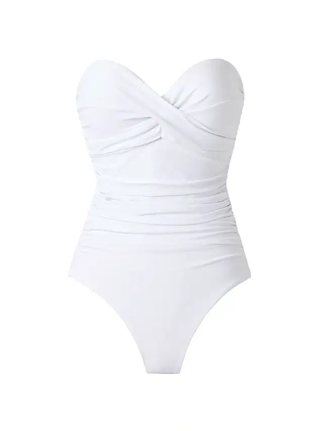 Miraclesuit Swim Women's Rock Solid Madrid One-Piece Swimsuit - White - Size 14