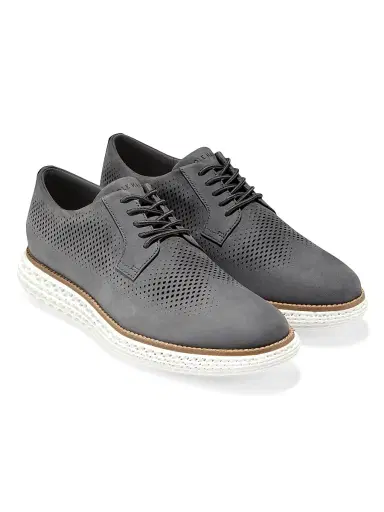 Cole Haan Men's OriginalGrand 2.0 Leather Oxfords - Ironstone Nubuck | Thumbnail 3 Cole Haan Men's OriginalGrand 2.0 Leather Oxfords - Ironstone Nubuck | Thumbnail 3