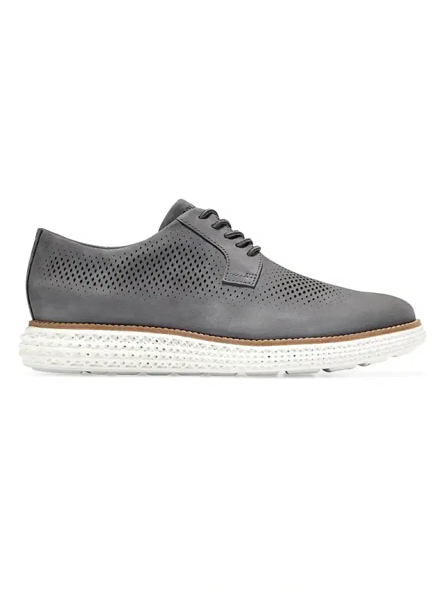 Cole Haan Men's OriginalGrand 2.0 Leather Oxfords - Ironstone Nubuck