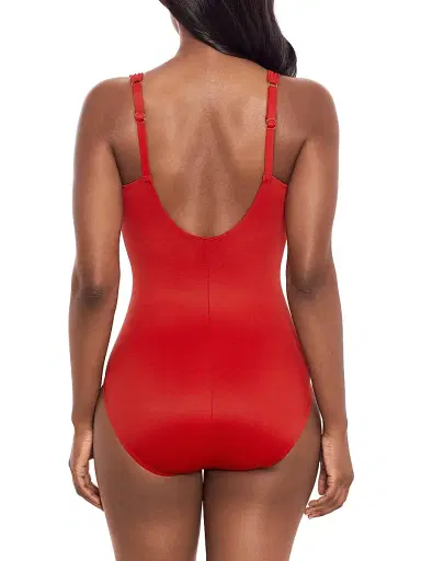 Miraclesuit Swim Women's Razzle Dazzle Siren One-Piece Swimsuit - Cayenne - Size 6 | Thumbnail 5 Miraclesuit Swim Women's Razzle Dazzle Siren One-Piece Swimsuit - Cayenne - Size 6 | Thumbnail 5