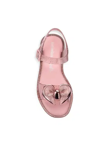 Mini Melissa Little Girl's & Girl's Mini Mar Barbie Sandals - Pink 4 (Child) | Thumbnail 4 Mini Melissa Little Girl's & Girl's Mini Mar Barbie Sandals - Pink 4 (Child) | Thumbnail 4