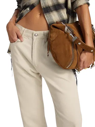 R13 Women's Boyfriend Low-Rise Crop Jeans | Thumbnail 6 R13 Women's Boyfriend Low-Rise Crop Jeans | Thumbnail 6