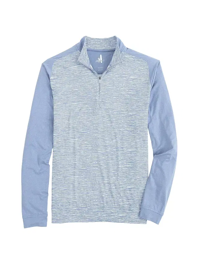 Johnnie O Men's Sasser Striped Half-Zip Sweatshirt - Noreaster