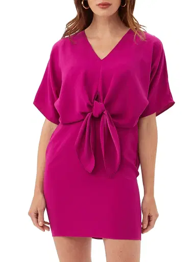 Trina Turk Women's Argan Self-Tie Minidress | Thumbnail 1