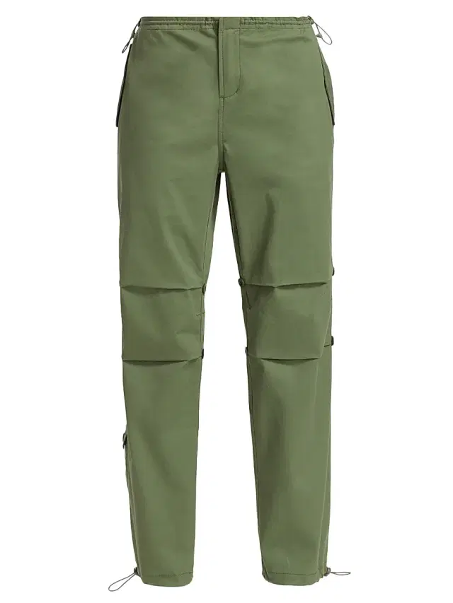 Guizio Women's Utility Cargo Pants - Sage Green