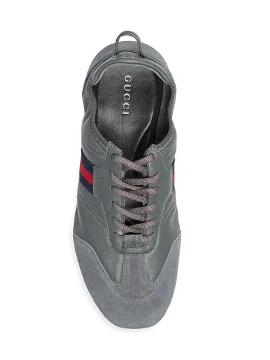 Gucci Men's Flex Suede Sneakers | Thumbnail 4 Gucci Men's Flex Suede Sneakers | Thumbnail 4