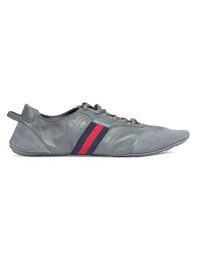 Gucci Men's Flex Suede Sneakers - Graphite