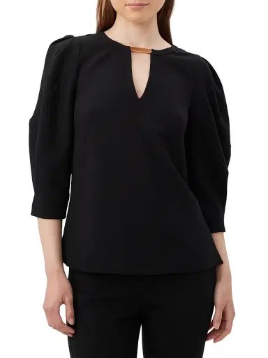 Trina Turk Women's Emiko Hardware Top | Thumbnail 1 Trina Turk Women's Emiko Hardware Top | Thumbnail 1