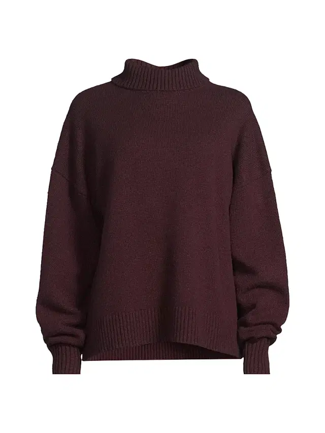 Rue Sophie Women's Malvi Oversized Wool Sweater - Cherry